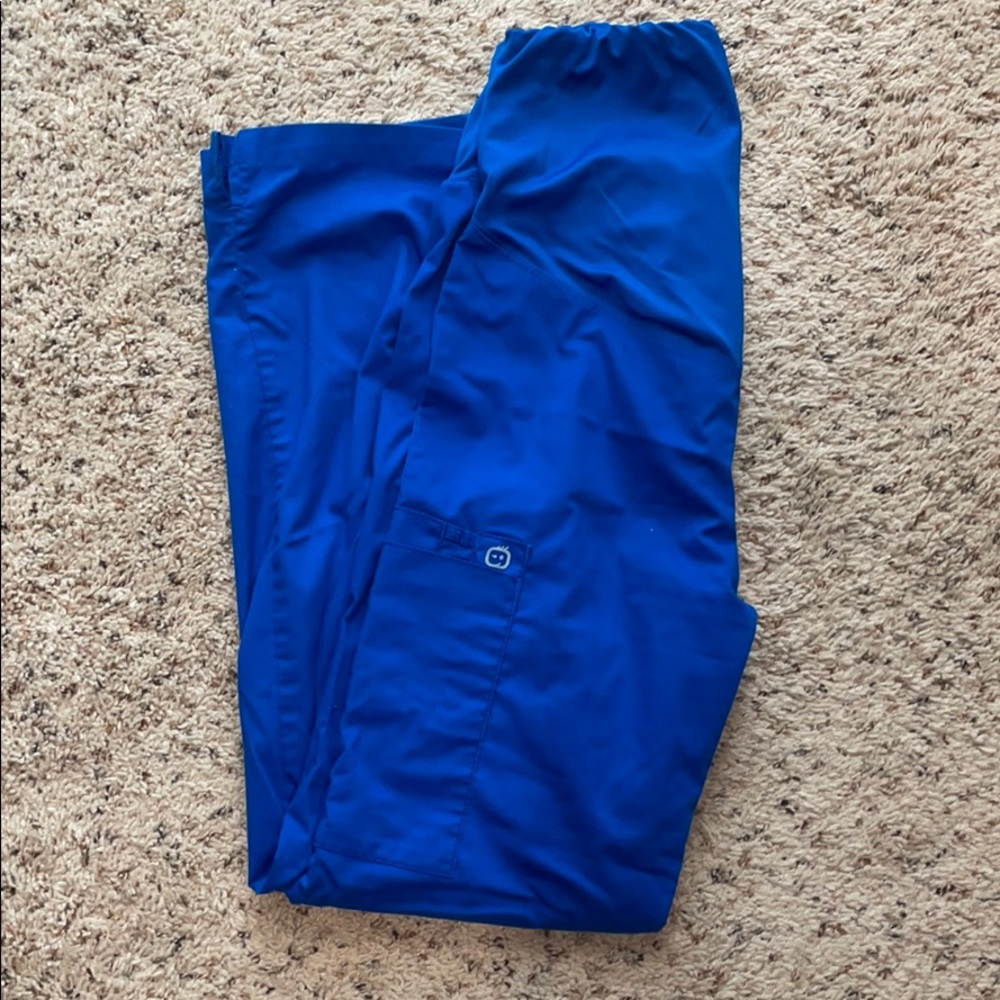 Galaxy Blue maternity scrub pants